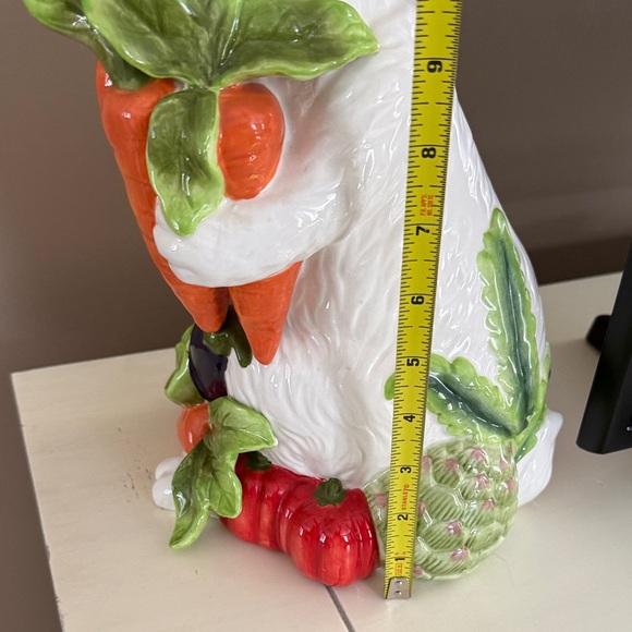 Charming White Bunny with Carrot Holiday Decor - Picture 14 of 14